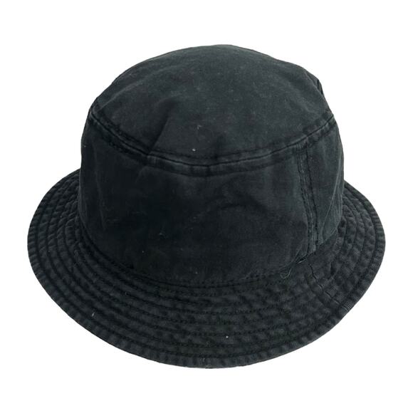Adidas Black Cotton Bucket Hat OS AEROREADY Streetwear Sporty Casual Y2K Retro - Picture 3 of 7